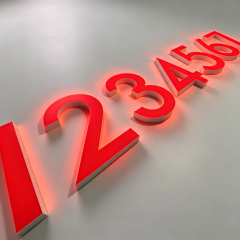 Resin Face And Back Lit Channel Letter