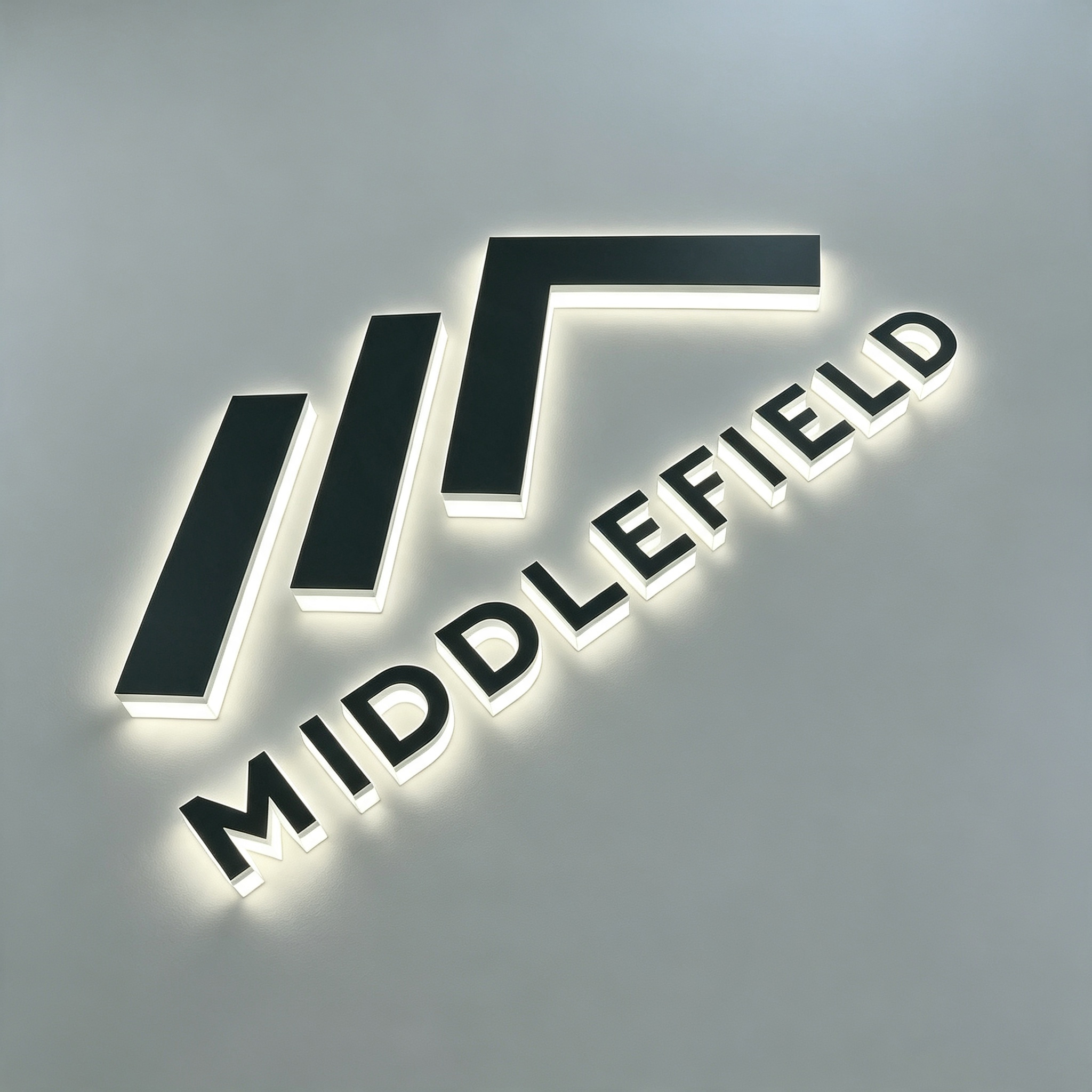 Block Side Lit Letter