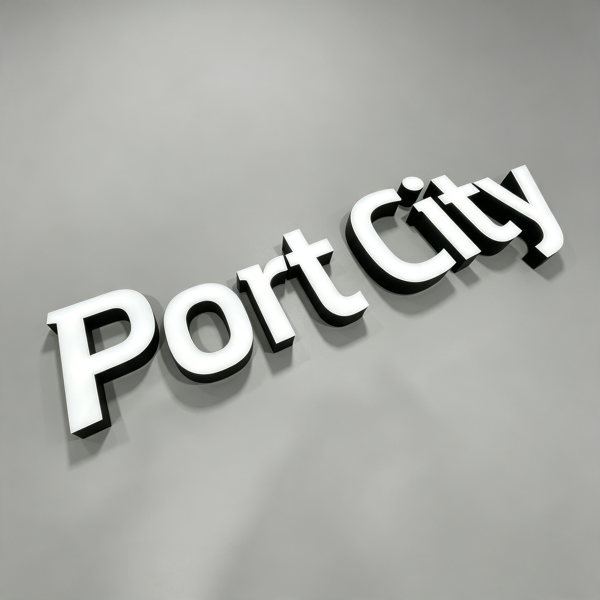 Rimless Face Lit Channel Letter