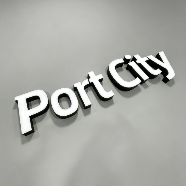 Rimless Face Lit Channel Letter