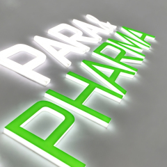 Block Full Lit Letter
