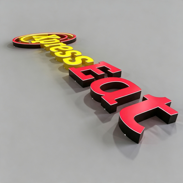 Rimless Face Lit Channel Letter
