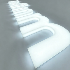 Block Full Lit Letter