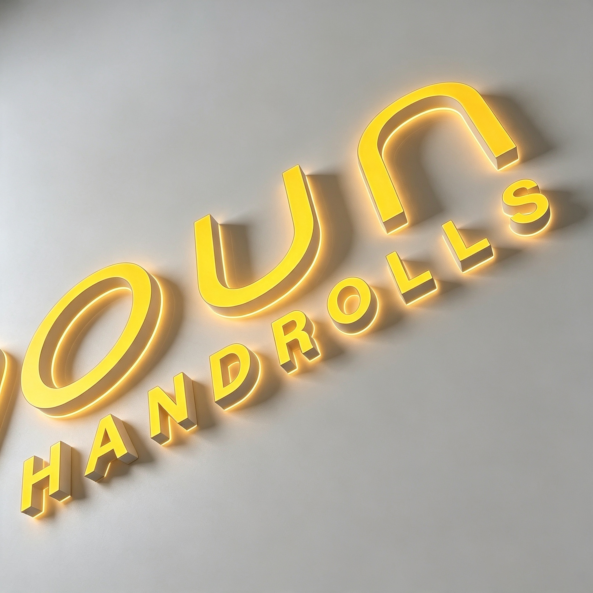 Resin Face And Back Lit Channel Letter