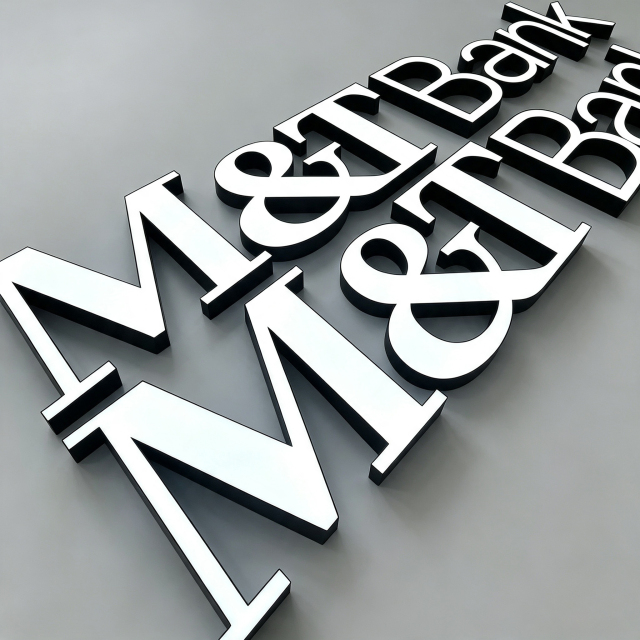 Resin Face Lit Channel Letter