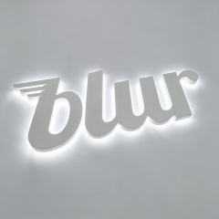 Acrylic Back Raised Backlit Letter