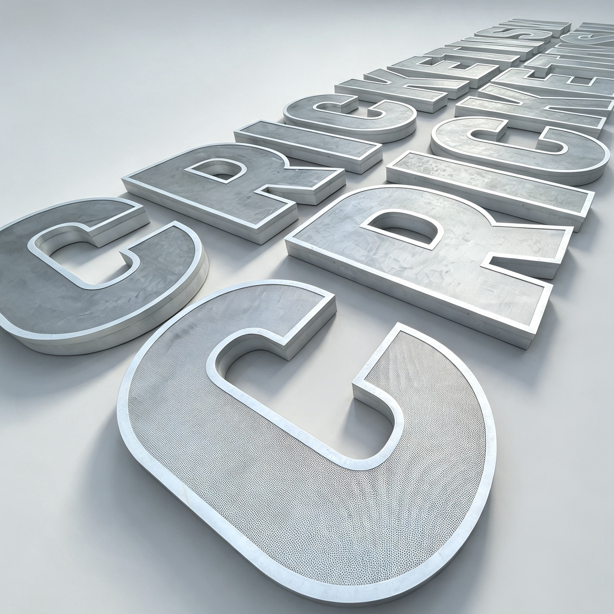 Perforated Trim Cap Face Lit Letter