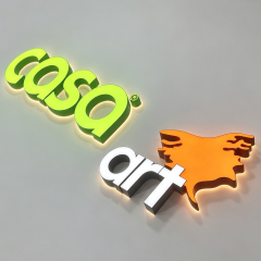 Resin Face And Back Lit Channel Letter