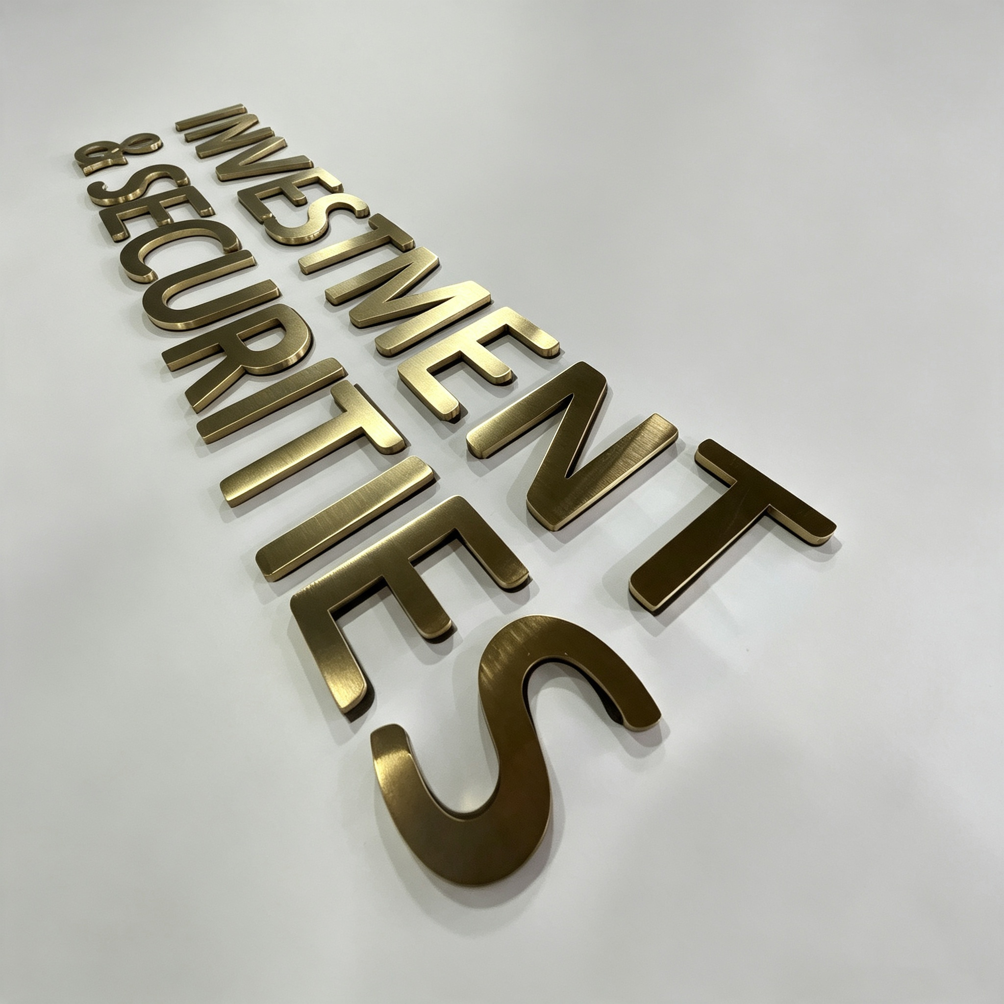 Stainless Steel Flat Cut Letter