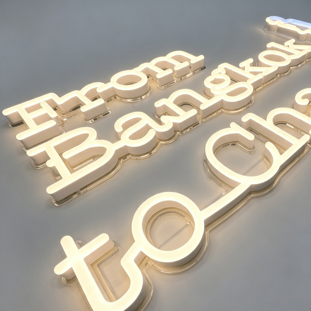180°Acrylic Neon Sign
