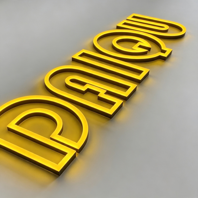 180°Acrylic Neon Sign