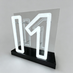 Massives Acryl-Neon-Buchstabenschild „Happy Birthday“-Schild, festliche Dekoration, Geburtstagsdekoration