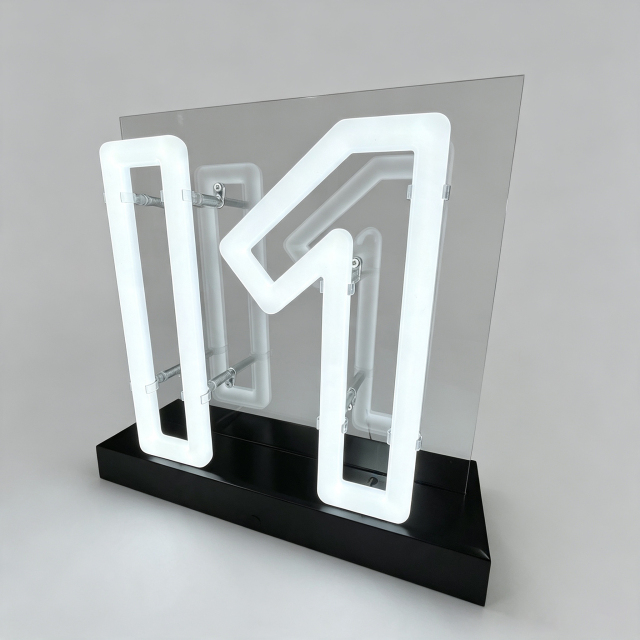 Massives Acryl-Neon-Buchstabenschild „Happy Birthday“-Schild, festliche Dekoration, Geburtstagsdekoration