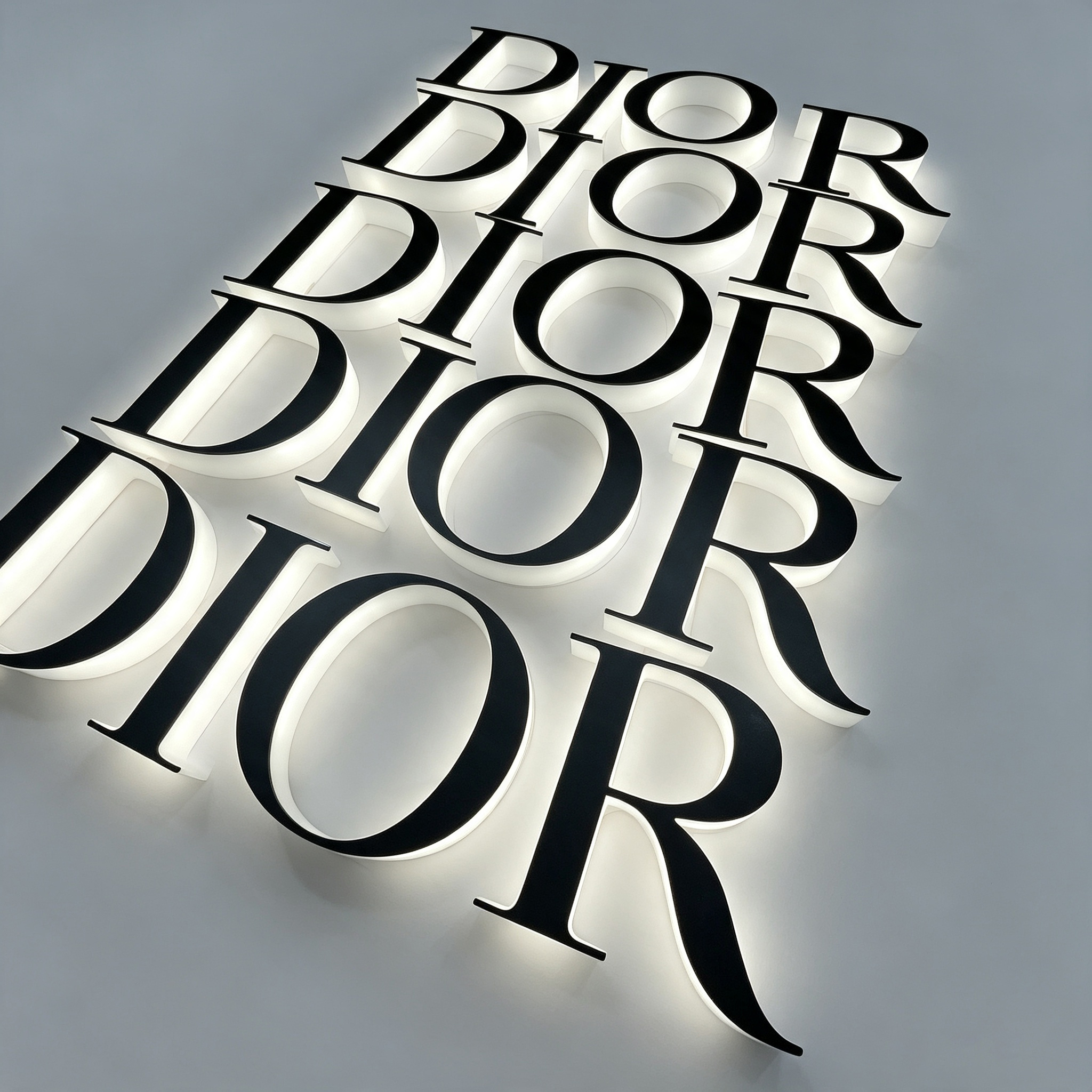 Block Side Lit Letter