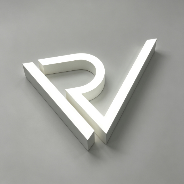 Block Face Lit Letter