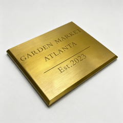 Marquage laser personnalisé, traitement de gravure par corrosion, plaque signalétique de câble en acier inoxydable, plaque signalétique d'équipement métallique