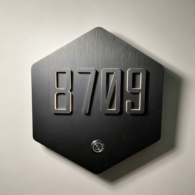Personalized Custom Room Number Plaque