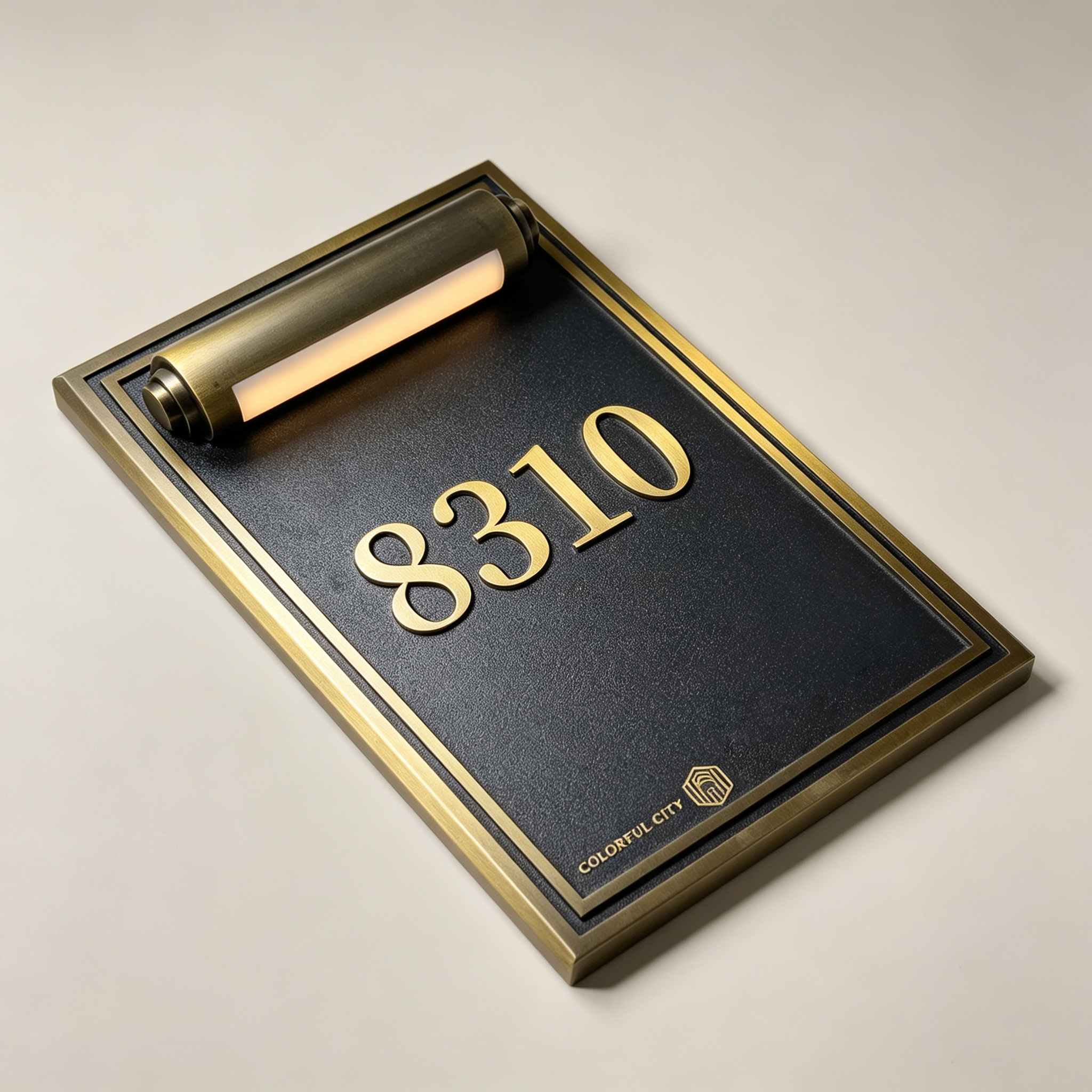 Personalized Custom Room Number Plaque