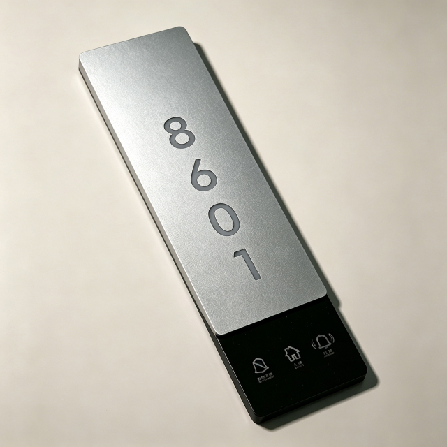 Modern Hotel Room Number Sign LED
