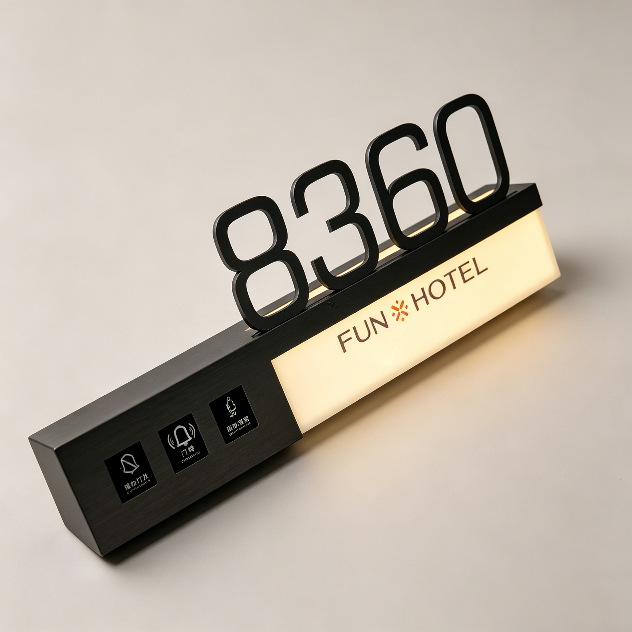 Hotel Project LED Customized Logo Language Room Number
