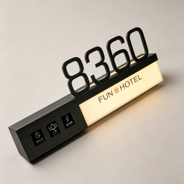 Hotel Project LED Customized Logo Language Room Number