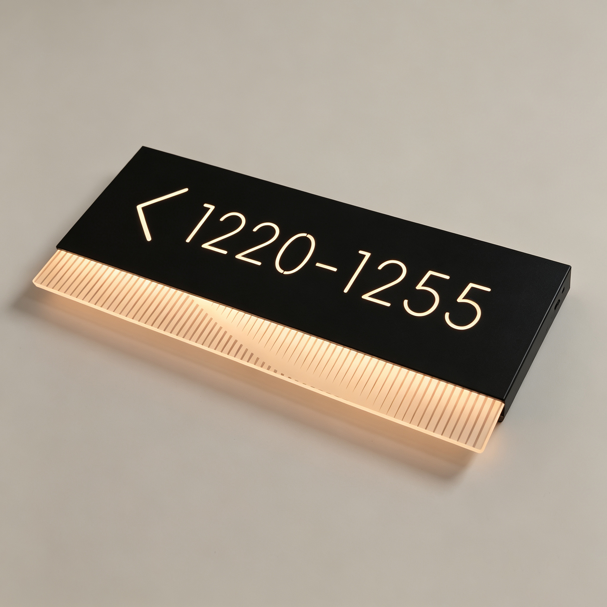 Custom LED Room Number Luminous Surface Light
