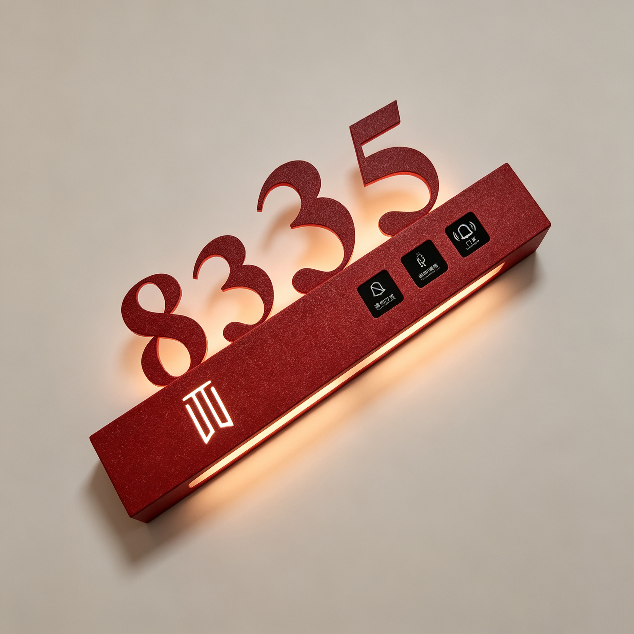 Personalized Custom Room Number Plaque