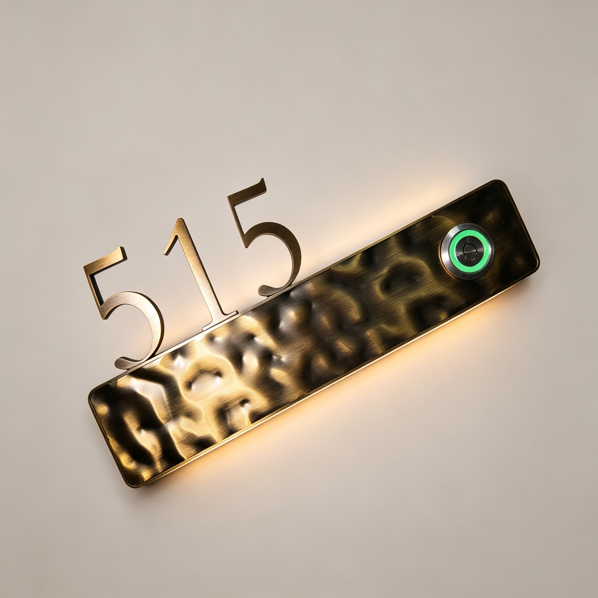 Hotel Room Number Sign Stainless Steel Solid Number Custom