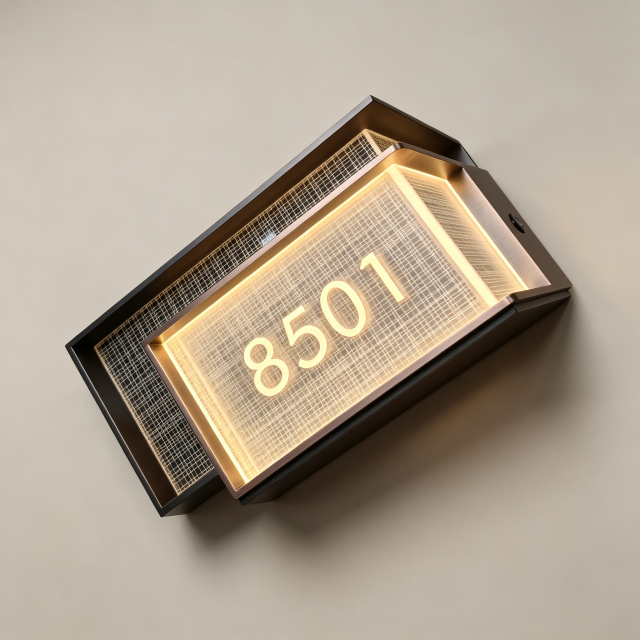 Customized Hotel Doorplate Apartment Doorplate with Numbers
