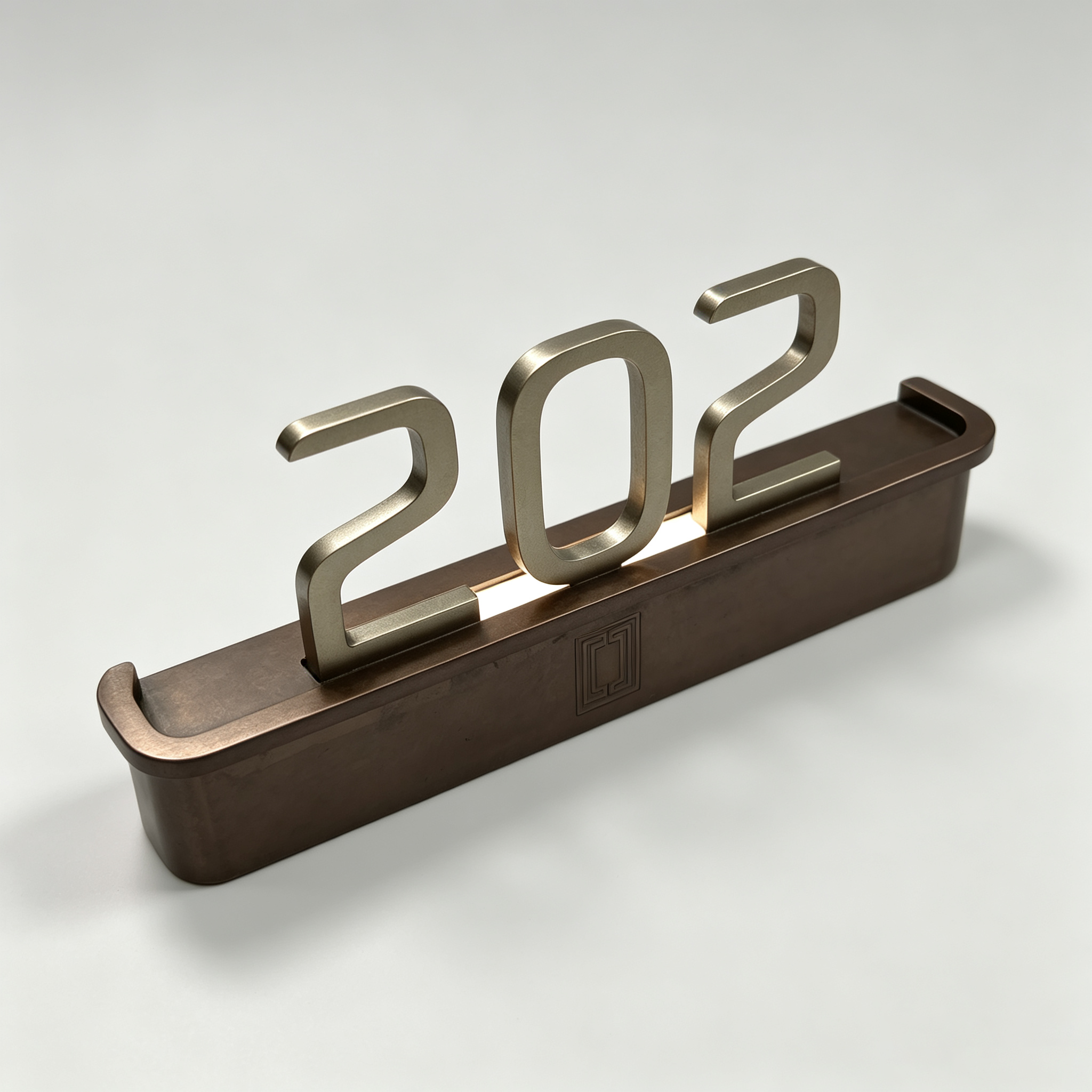Stainless Steel Indoor Room Number Sign for Hotels