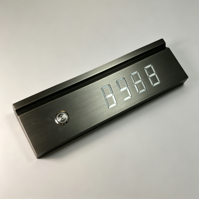 LED Digital Hotel Room Number Door Plate with Touch Doorbell