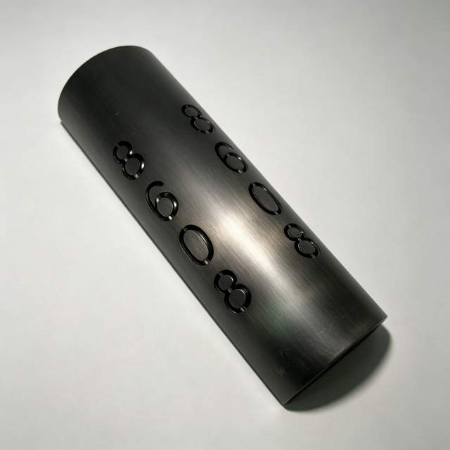 Round Tube Backlit Room Number Plate