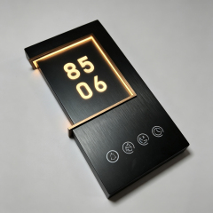 Metal LED Frame Hotel Door Number Sign
