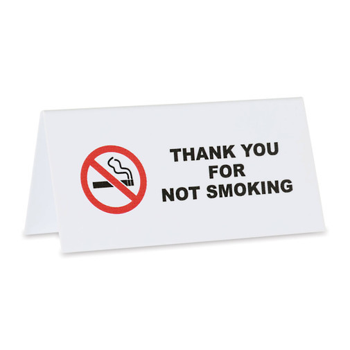 Custom Modern Design No Smoking Sign Plate