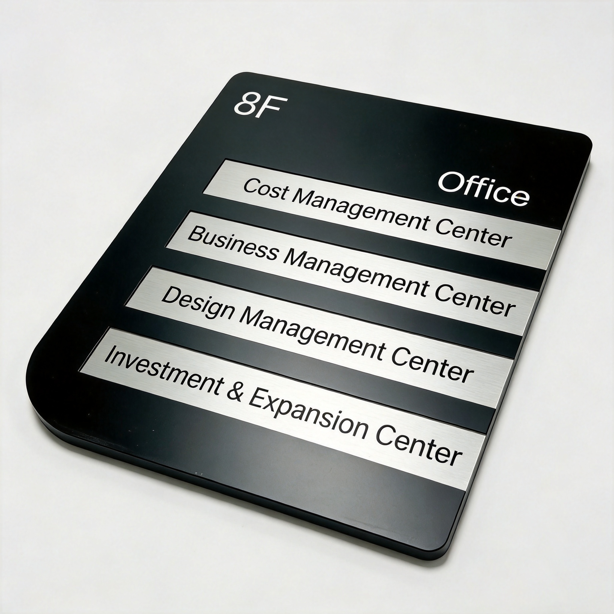 Wall Mounted Modular Office Department Directory Plaque
