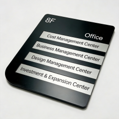Wall Mounted Modular Office Department Directory Plaque