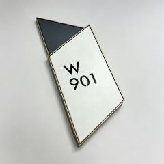 Sliding Cover Hotel Room Number Sign