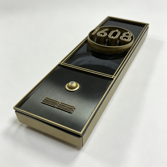 Vertical Hotel Door Sign With Doorbell & Room Number
