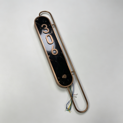 Marble Effect Hotel Room Number Door Plate With Doorbell