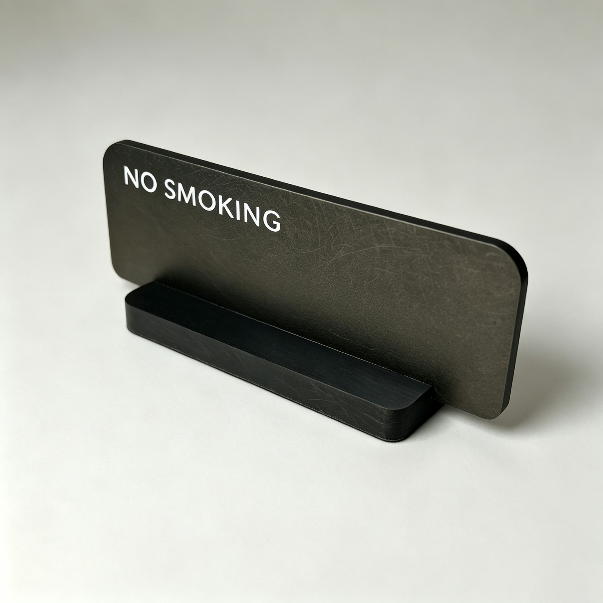 Tabletop No‑Smoking Hotel Facility Desk Sign