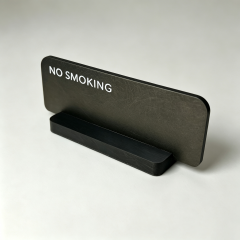 Tabletop No‑Smoking Hotel Facility Desk Sign