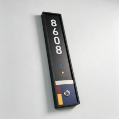 LED Backlit Hotel Room Door Sign with Doorbell