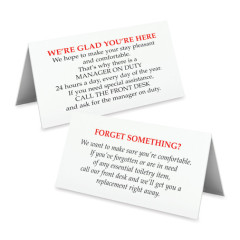 Tent‑Style Counter Top Warning Plaque, Non‑Smoking Notice Table Sign For Hotel