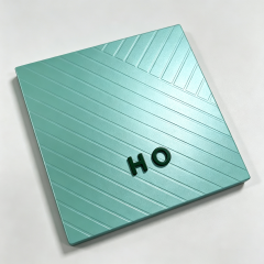 Wall Mounted Facility Sign Embossed Texture Hotel Wall Plaque With Raised Letters