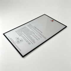 Custom Printed Acrylic Instruction Sign For Hotel Lobby
