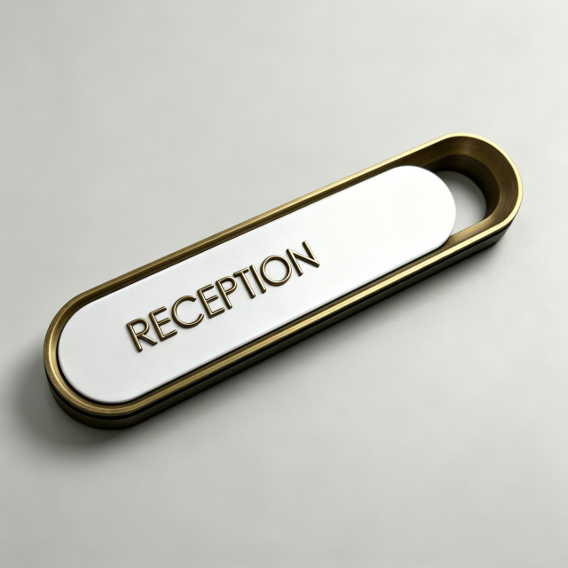 Wall Mounted Reception Facility Sign