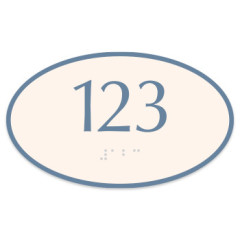 ADA Compliant Braille Floor Sign Aluminum Premium Professional Quality for Hotel Office Mall Commercial Building Project
