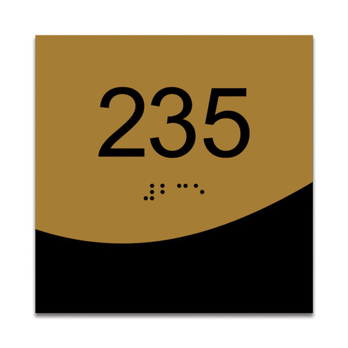 Custom No Smoking Sign Compliant Tactile Braille Plaque for Office Hospital Public Building Interior Use