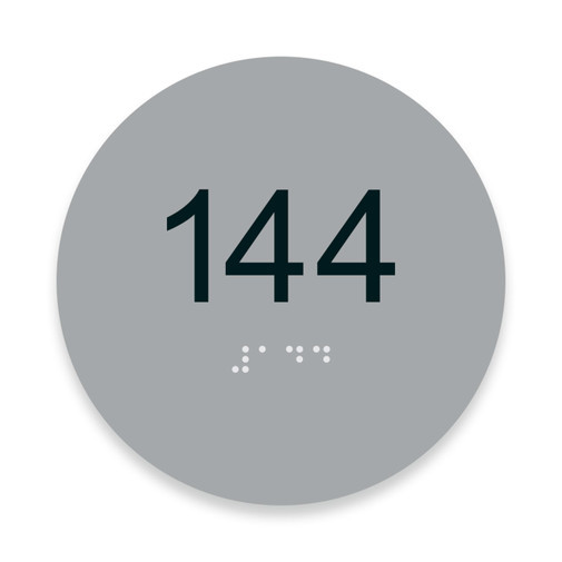Custom ADA Braille Door Number Sign Apartment Room Number Sign with No Smoking for Hotel Apt Building