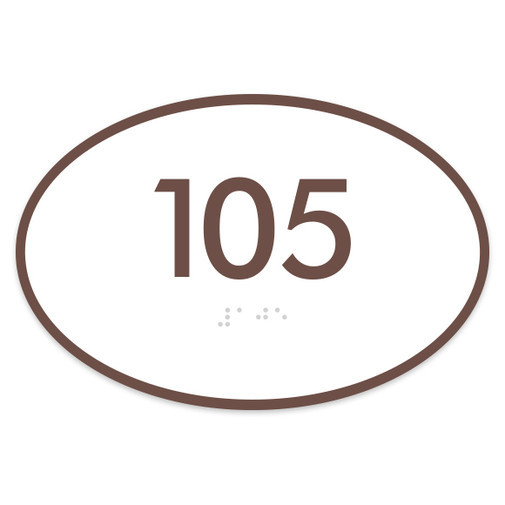 ADA Compliant Braille Floor Sign Aluminum Premium Professional Quality for Hotel Office Mall Commercial Building Project